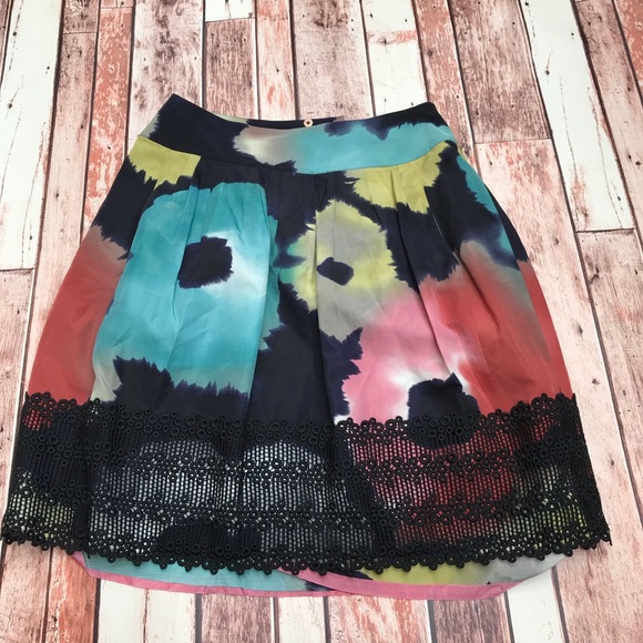 Anthropologie Dresses & Skirts - Leifsdottir Abstract Floral Skirt
